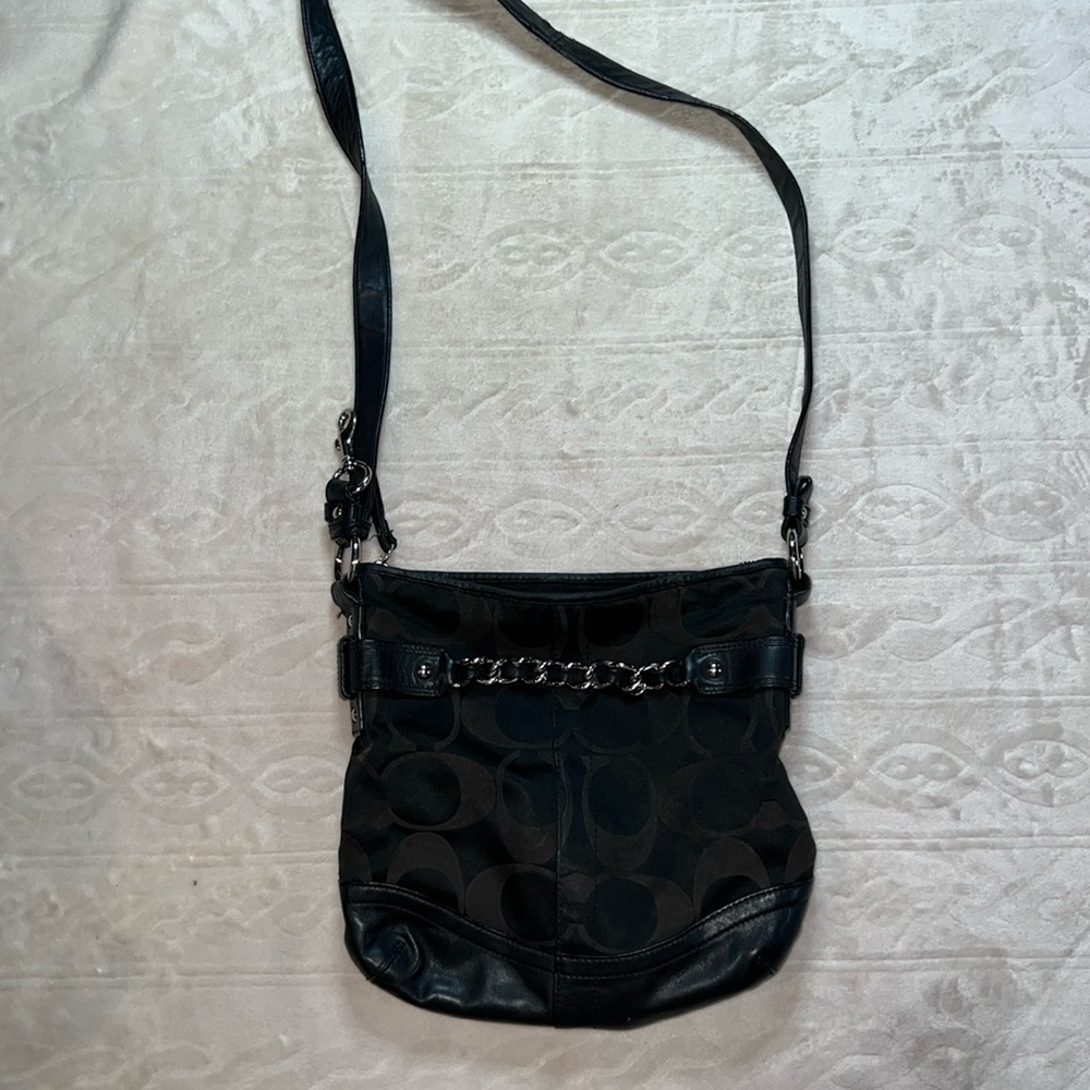 Coach Signature Chain Crossbody Bag